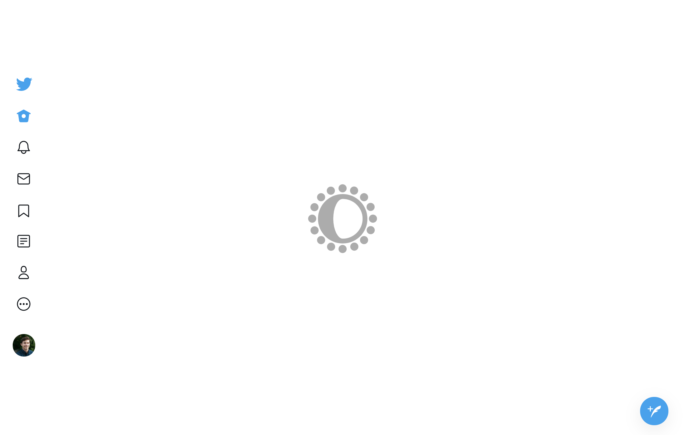 Twitter feed blocked