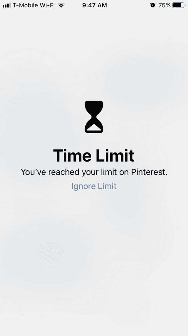 Time limit from Apple